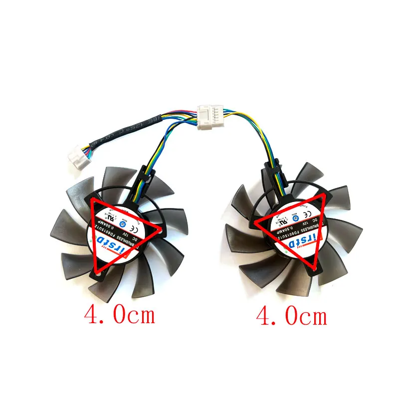 75 мм новый охлаждающий вентилятор для ASUS GTX 1660 Ti RTX 2060 TUF GAMING OC видеокарты PLA08015S12HH