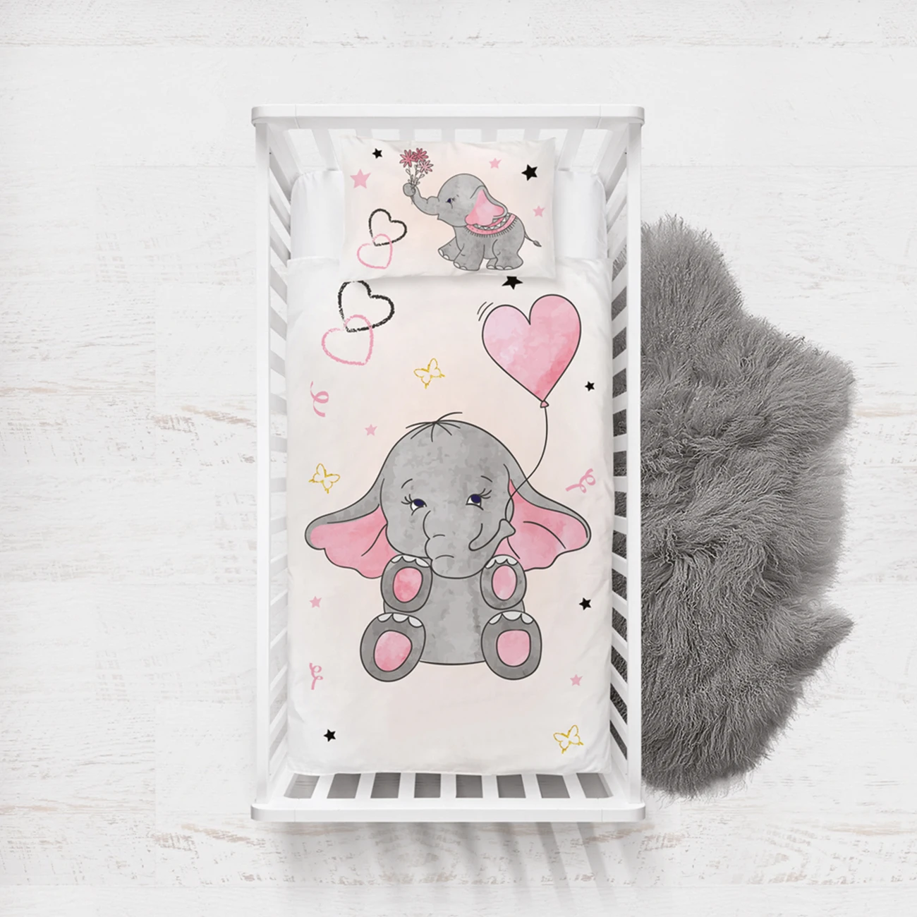 

Покрывала для детской кровати с милым сердцем