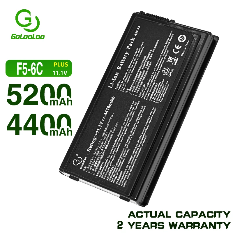 

Аккумулятор для ноутбука ASUS F5 F5C F5GL F5M F5N F5R F5RI F5SL F5V F5Z X50 X50C X50M X50N X50SL Pro50 Pro55 X58 X59 X59SL