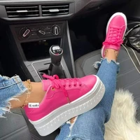 fashion vulcanized sports shoes casual outdoor walking shoes 2022 breathable wedge heel women sneakers shoes zapatillas mujer 6
