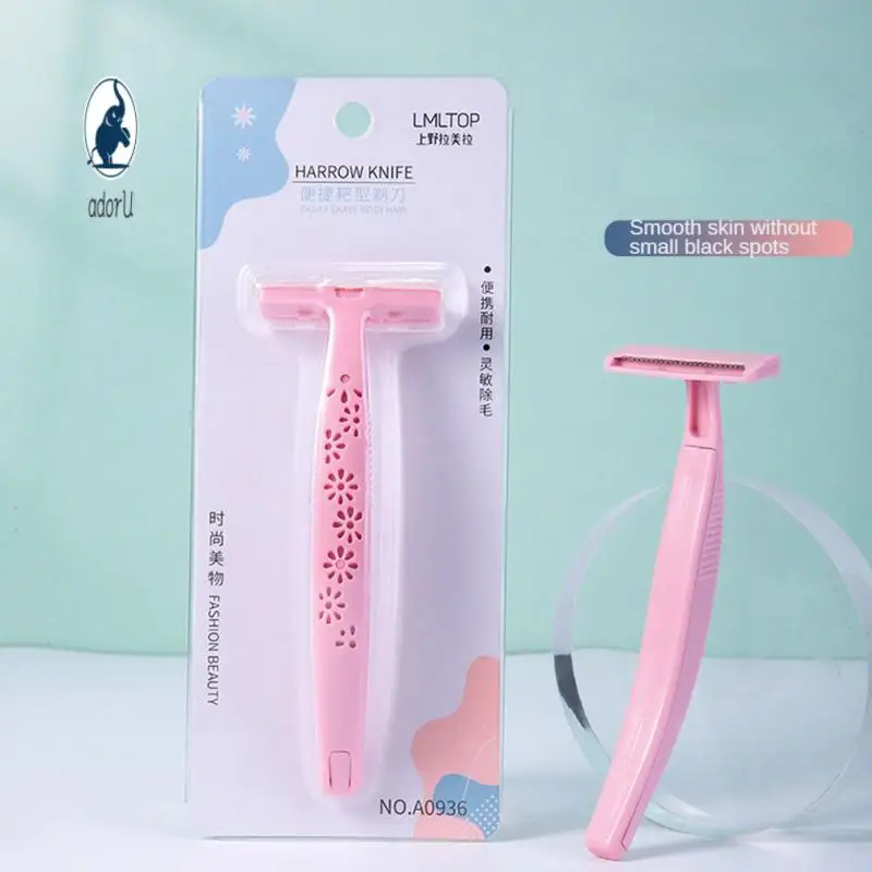 

Одиночная упаковка, бритва для удаления волос, шелковая Косметическая бритва, бытовая техника, T-образная бритва, безопасный и безопасный нож из нержавеющей стали