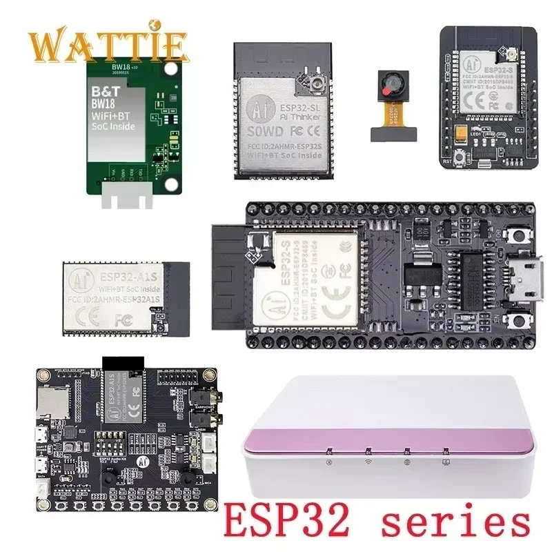 ESP32-BW1-A1S ESP32-A1S ESP32-Audio-Kit ESP32-CAM ESP32-S ESP32-SL NodeMCU-32S CH340 CP2102 ESP32-G Розетки Ai-Thinker золото