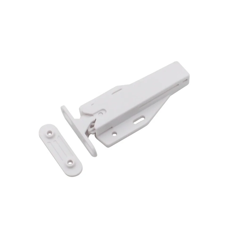 

Push To Open Touch Doors Catches Latch Easy Installation Handle-free Release Door Catch Switch Bouncer White/Black