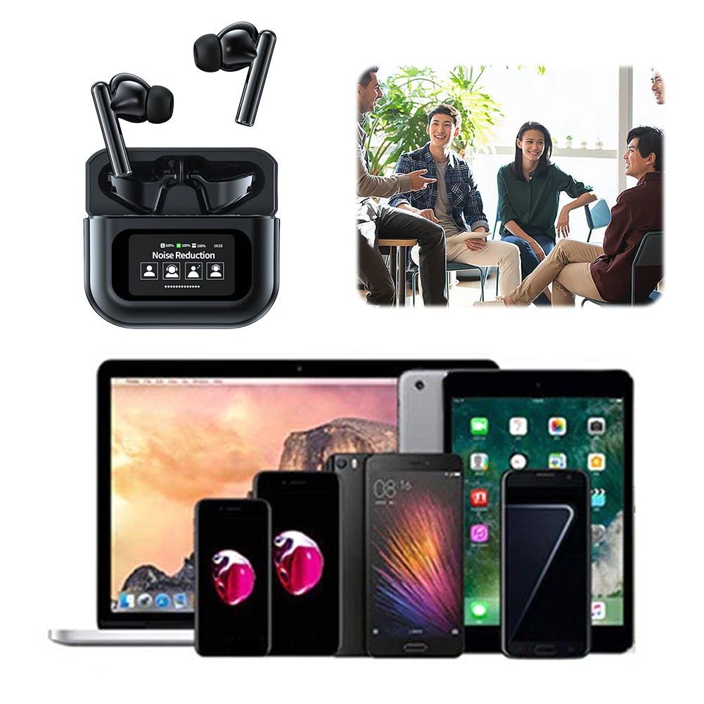 144 языка наушники-переводчики в реальном времени беспроводные