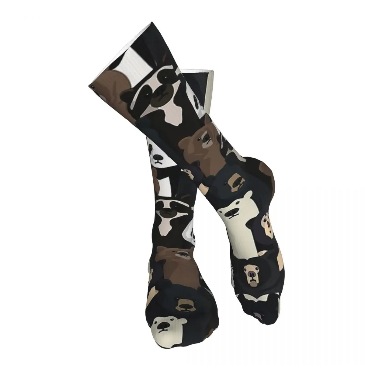 

Bears Of The World Pattern Adult Stockings Breathable Suitable For Sports Thigh length Socks Customised Patterns