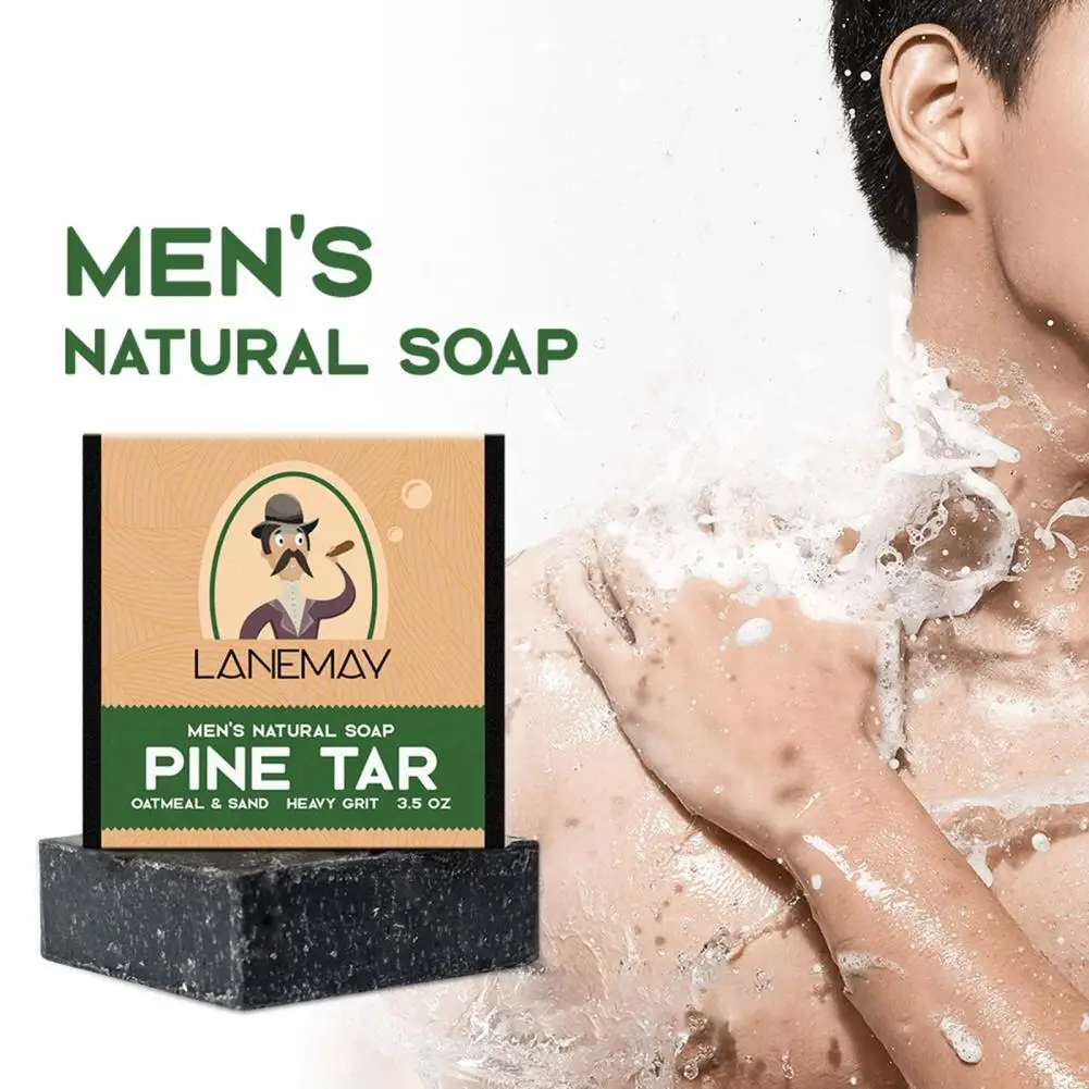 Control Natural Extract Men Soap Scent Handmade Washing Show