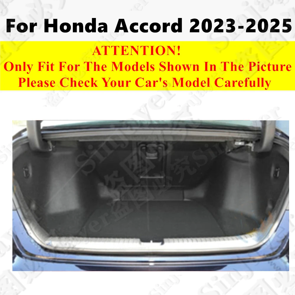 Высокий боковой коврик в багажник автомобиля для Honda Accord 11th 2025 24 2023 XPE задний