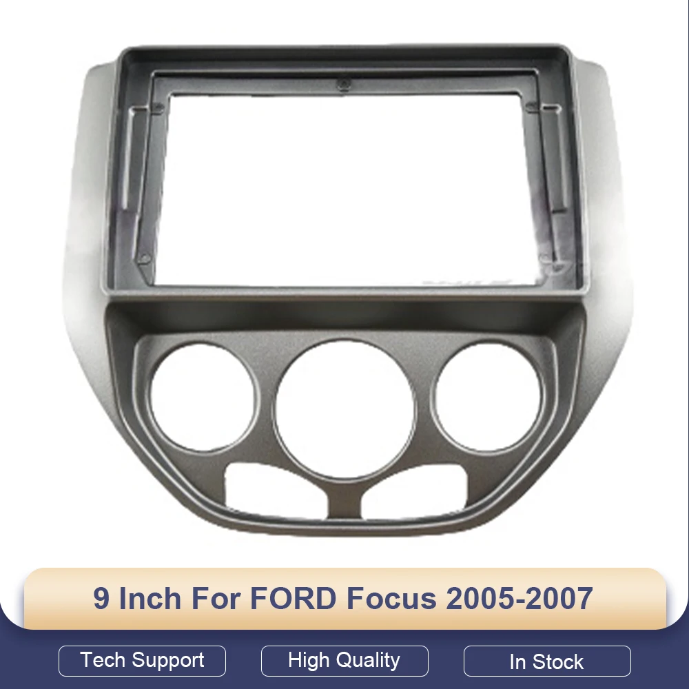 

9-дюймовая рамка для автомагнитолы Android MP5 для Ford Focus 2005-2007 (Северная Америка), 2DIN, накладка на приборную панель