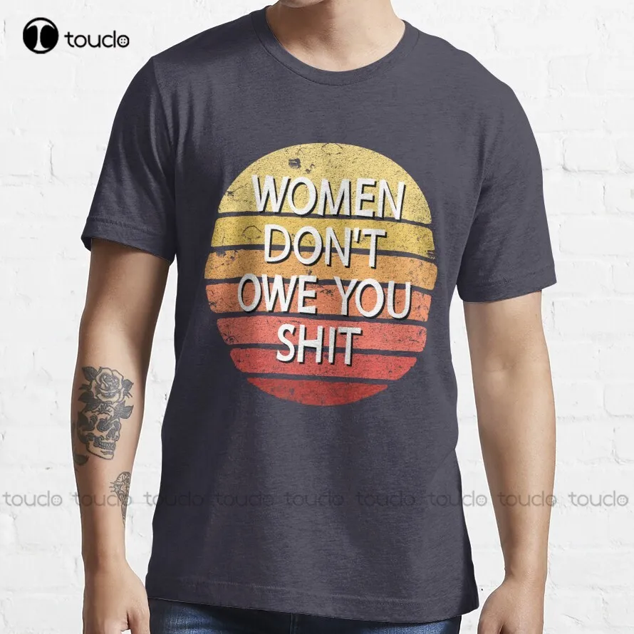 

Футболка Мужская/Женская с забавным рисунком, топ не обязан феминистским, высоким берцем, мультяшный рисунок, уличная одежда