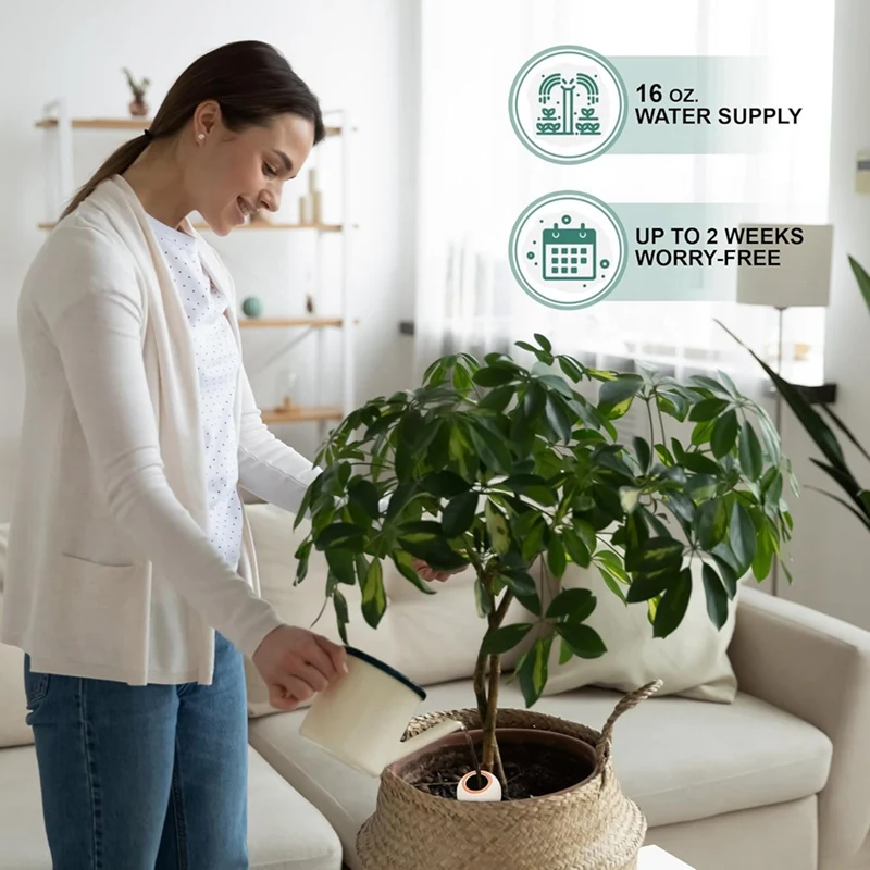 4 шт. баночки для полива растений 16 унций