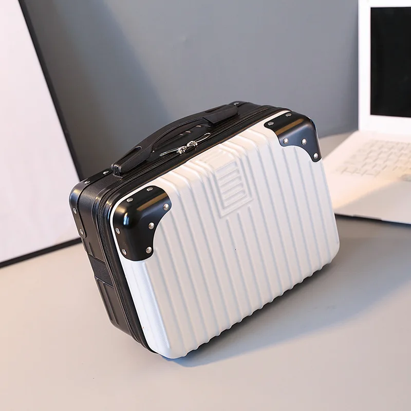 Mini 14 Inches Small Suitcase Ladies Fashion Cosmetic Storage Suitcases Waterproof Travel Duffle Bag Multifunction Hand Luggage