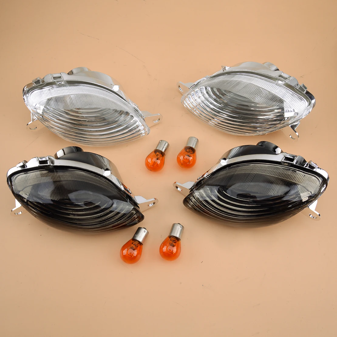 

2Pcs Front Left Right Turn Signal Indicator Light Lamp Fit For Suzuki GSX 1300R Hayabusa 1999-2001 2002 2003 2004 2005 2006 2007