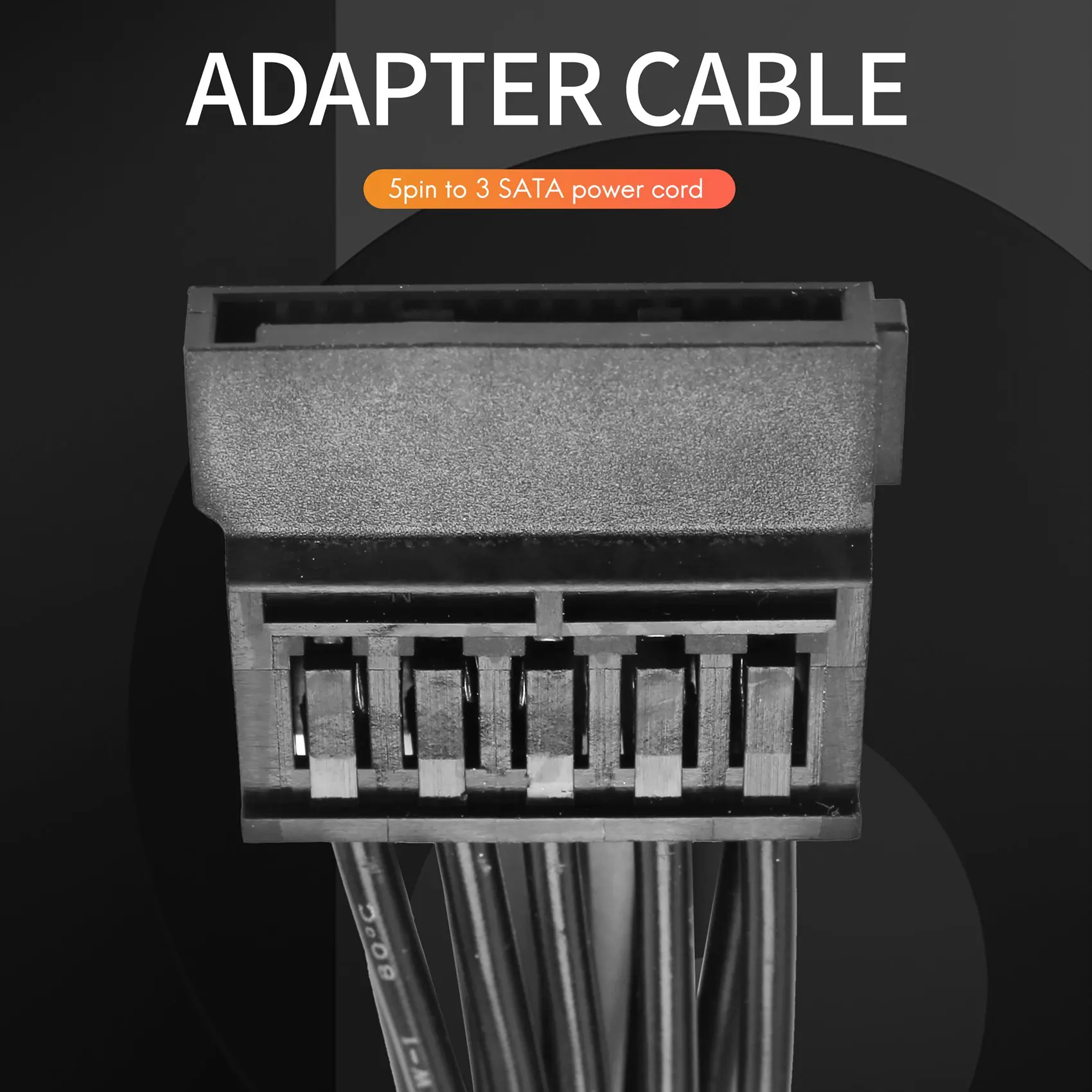 Кабель питания от 5-контактного до 3 жестких дисков SATA только для модульного