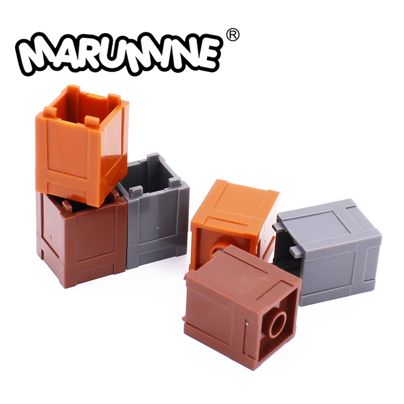 Marumine 61780 контейнерная коробка 2x2x2 открывающиеся сверху 50 шт. Строительный кирпич
