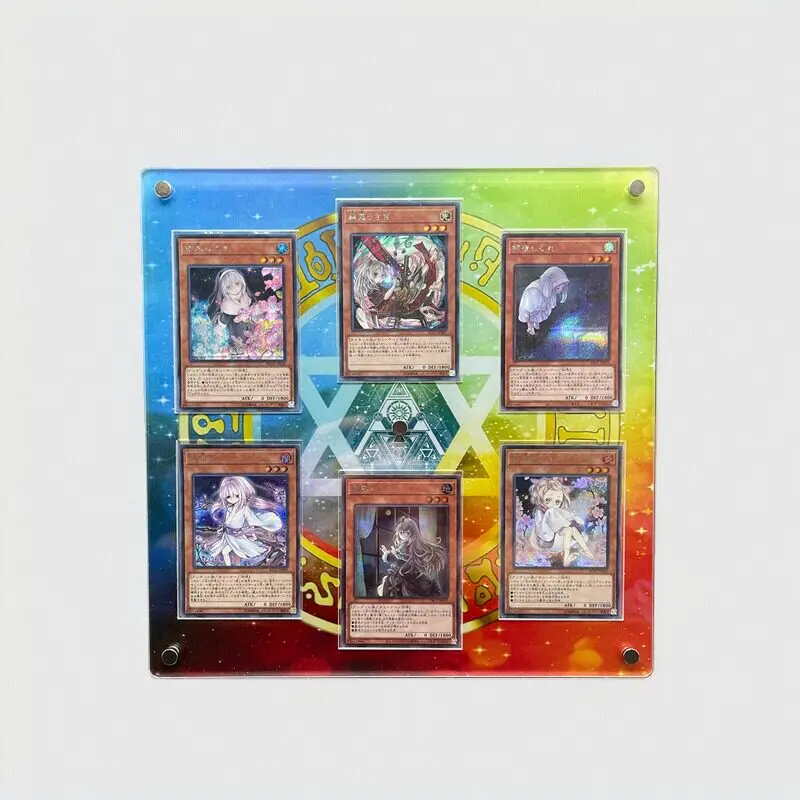 Самодельный Yu-Gi-Oh! Эш Блоссом Снежный Кролик Акриловый Декоративный Блок Уинн, Чародейка Ветра Подставка для карточек Карточка в комплект не входит (art.: 3920dccbe997f) - 3920dccbe997f