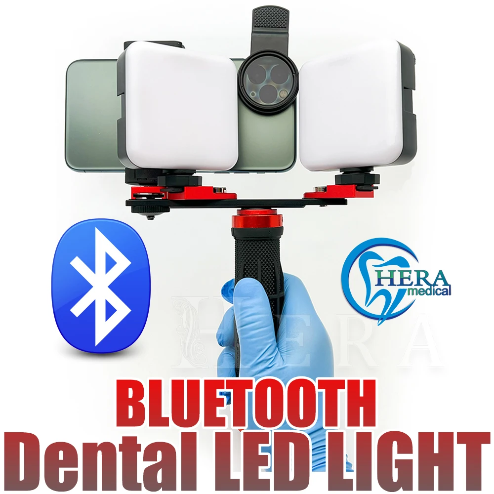 Bluetooth Dental Flash Light Photography Equipment Dentistry LED Oral Filling Light for Dentist Lighting Dental Photo Fill light