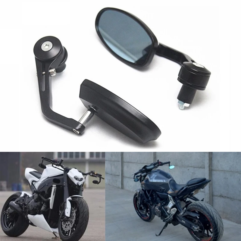 Зеркало заднего вида мотоциклетное универсальное на руль 7/8 дюйма 22 мм