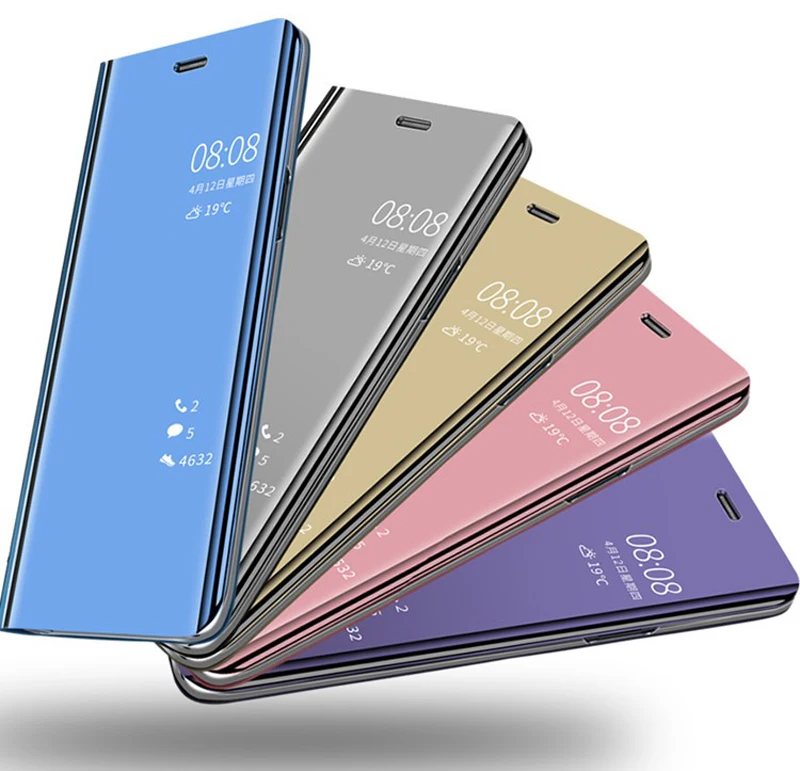 Умный зеркальный флип-чехол для Redmi Note 9 9S Pro 8 8T 7 10X 8A 7A 4X K20 K30 9A 9C телефона |
