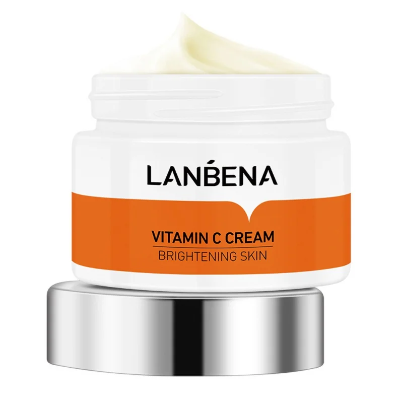 

New LANBENA Face Cream Vitamin C Whitening Nourish Remove Freckle Improving Dull Skin Anti Aging