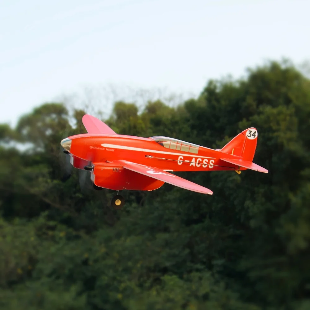 Minimumrc Dh88 Comet Модель самолета с двойным двигателем и фиксированным крылом