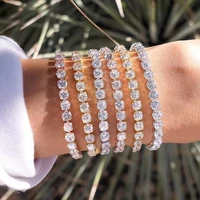 uilz new cubic zirconia tennis bracelet bangles for women shiny cz crystal fashion lady jewelry pulseras mujer cbp50k
