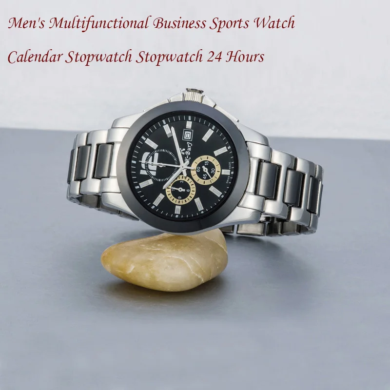 

2022 New Multifunction Calendar Casual Waterproof Men's Watch Sports Fashion Quartz Simple Student Mans wristwatch