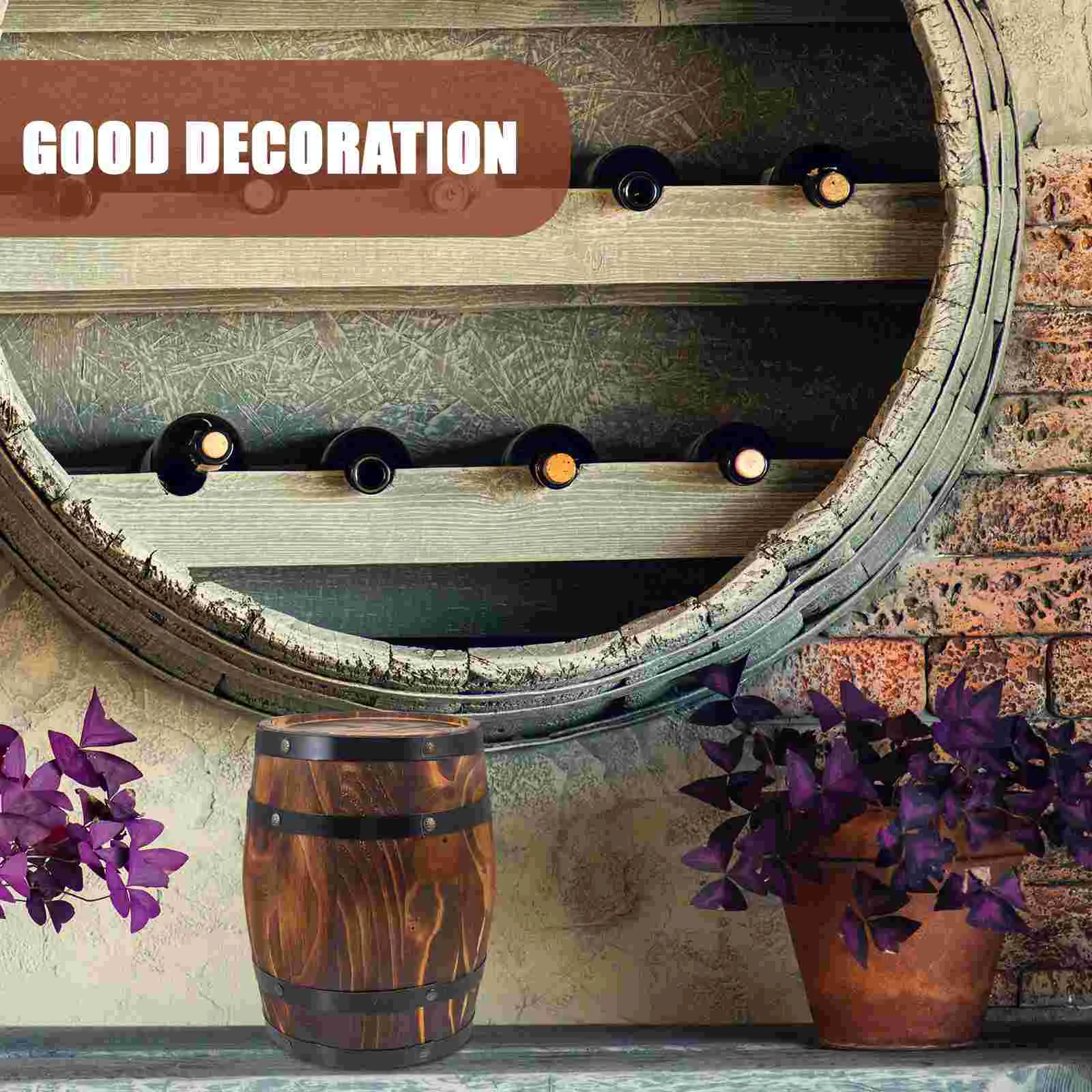 Бочка Ретро деревянное ремесло пиво виски Декор фото реквизит декоративные