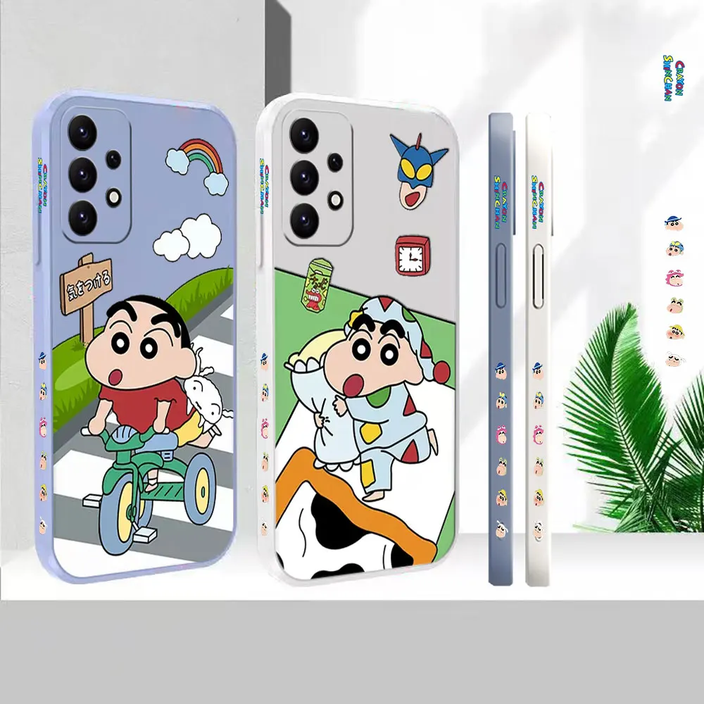 

Anime Cute C-Crayon Shin Chan For Samsung A91 A73 A72 A71 A53 A52 A51 A42 A33 A32 A31 A23 A22 A21S A13 A12 A02S A03S Case Cover