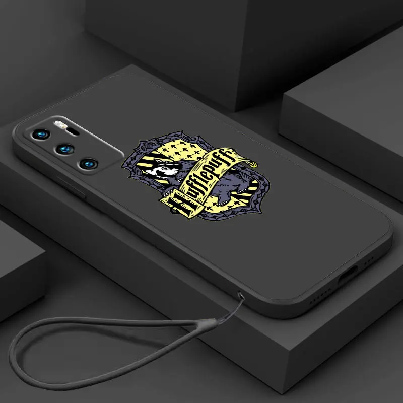 

Nice Potterer Harryry logo Phone Case For OPPO A72 A57 A54S A53S A52 A31 A16S A9 A5 A1K A12 AX7 F21 F9 Liquid Rope Funda Cover