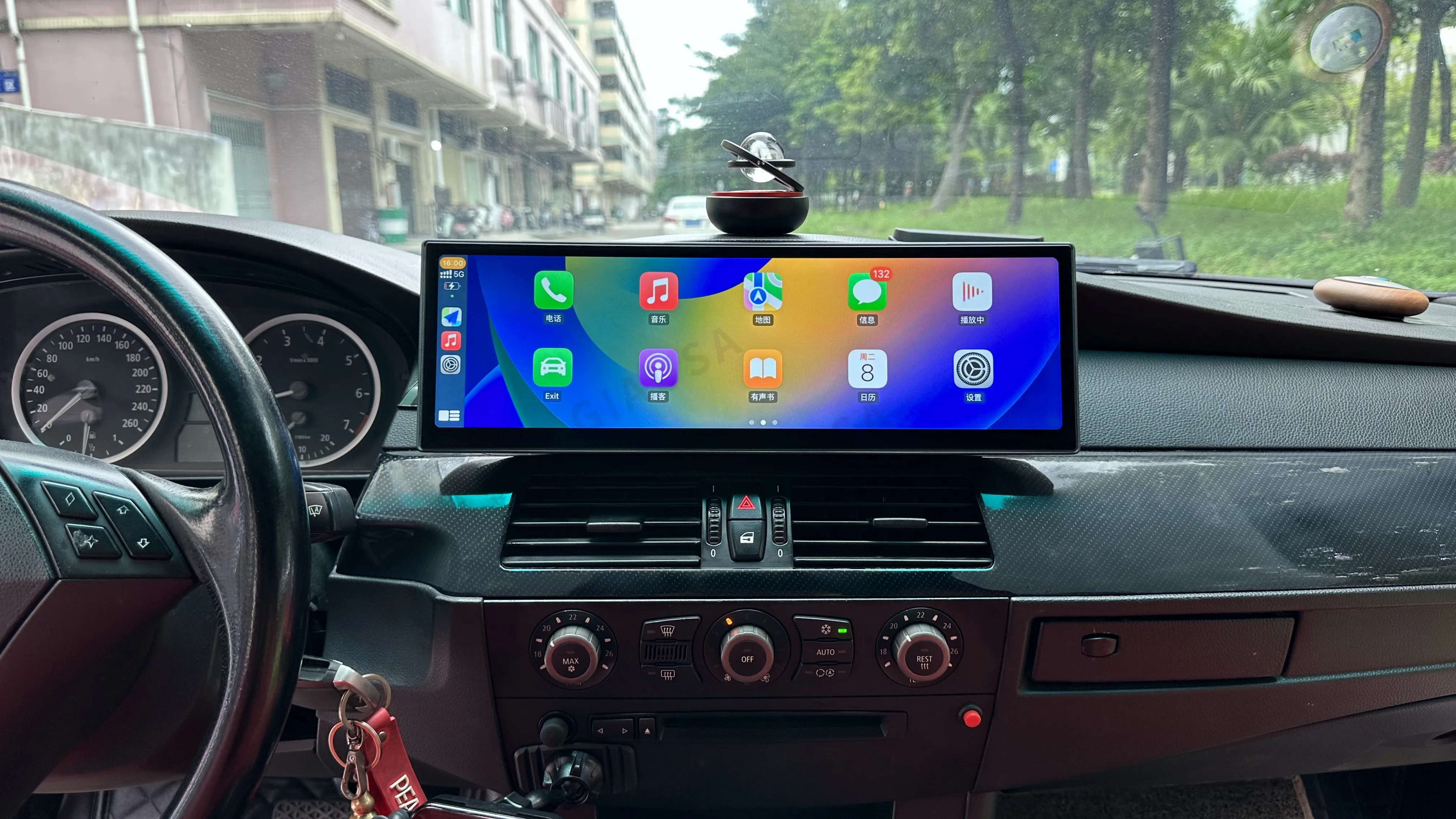 Автомобильный мультимедийный плеер экран 14 9 дюйма Android 13 Qualcomm Snapdragon для BMW 5 E60 E61