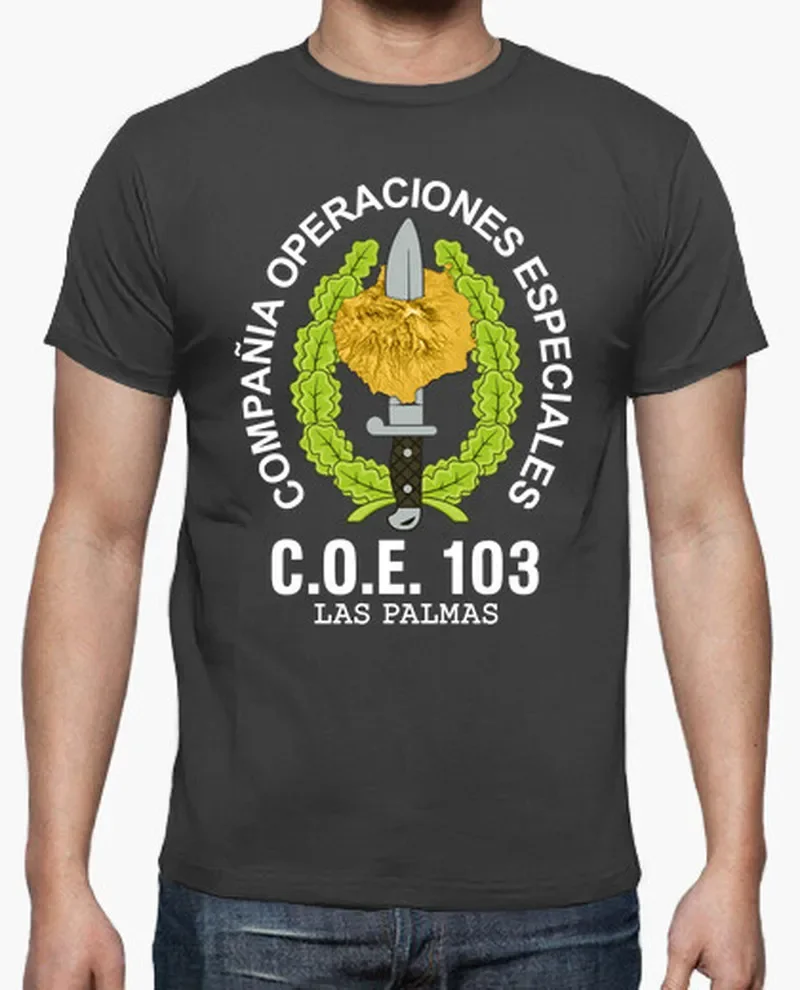 C.O.E LAS PALMAS Испанская оперы Especiales Футболка с коротким рукавом Повседневная мужская