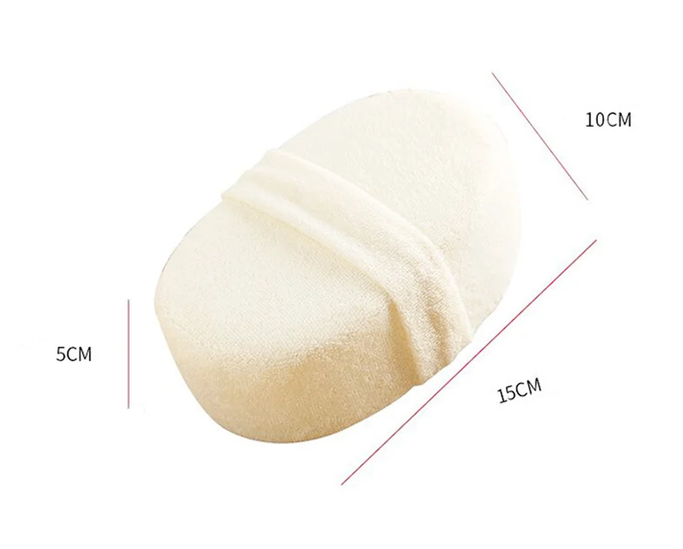 10*15cm Thicken Natural Loofah Sponge Bathtub Exfoliating Bath Gloves Towel Skin Disc Pad Male Female Facial Cleaning Brush images - 6