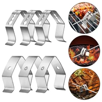 6 pack probe thermometer grill meat for maverick igrill clips grill probe food temperature stick holder clip 304 stainless steel