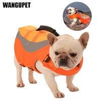 summer pet dog life jacket reflective breathable french bulldog swimming suit medium small dogs safety vest surfing dog clothes