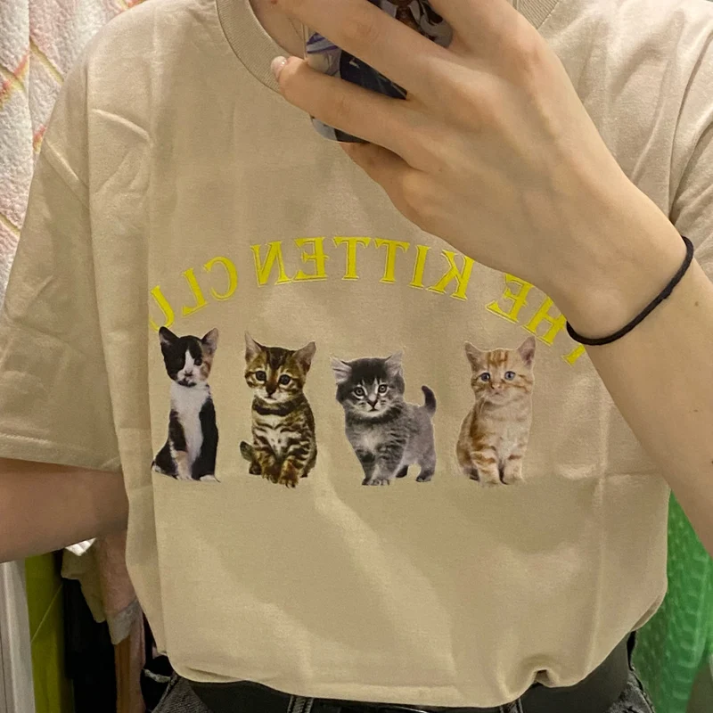 

Женская футболка с коротким рукавом, принтом и графическим принтом