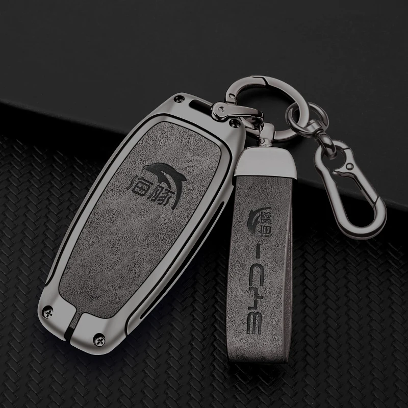 

Car Key Case Cover Holder Protection Bag For BYD Second Song Max Dm Tang QIn Pro Generation Yuan Han Ev Atto 3 Dolphin Accessory
