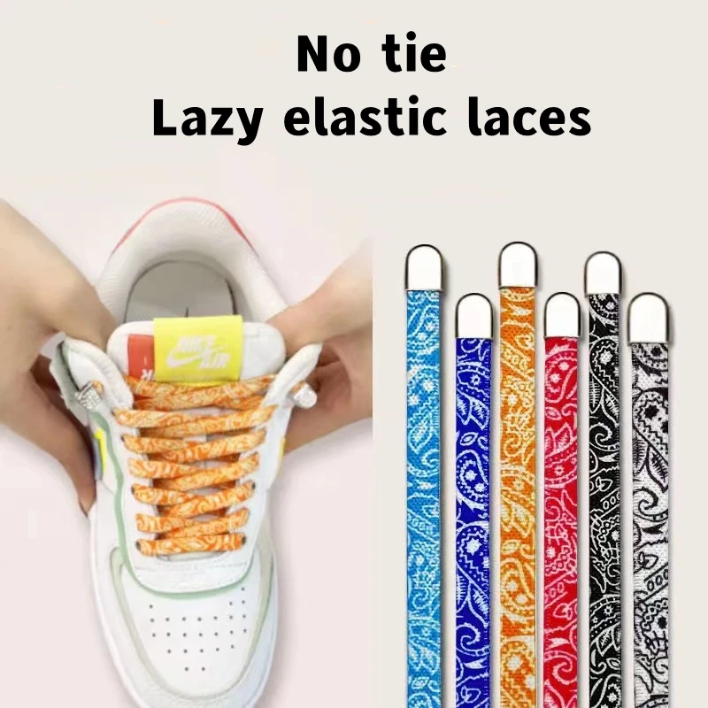 Quick Safety Flat Shoelace Kids Adult Lazy Lace