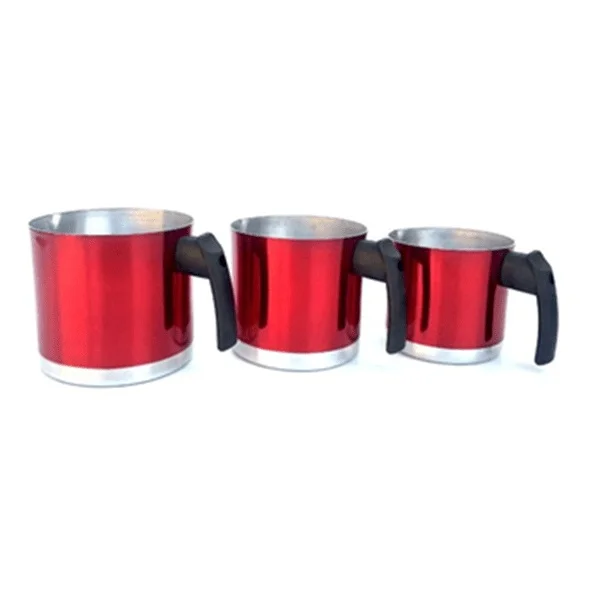 

3 Pieces Red Apple Milky Mugs Set STORE