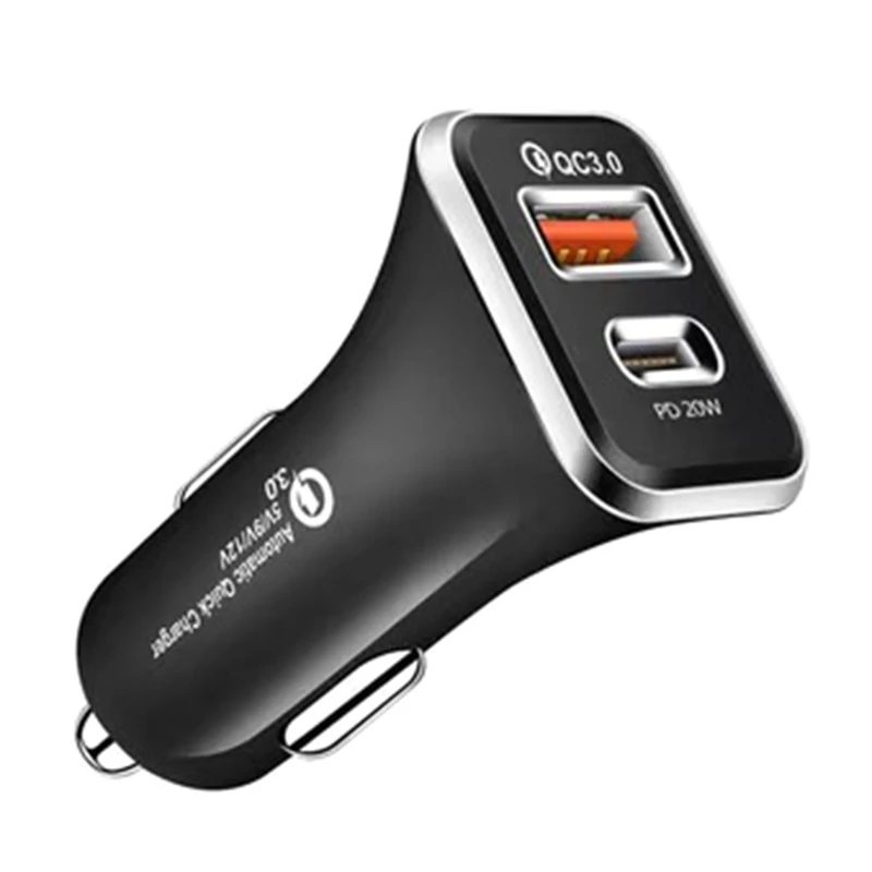 

USB Car Charger Quick Charge 3.0 Type C Fast Charging Phone Adapter 36W