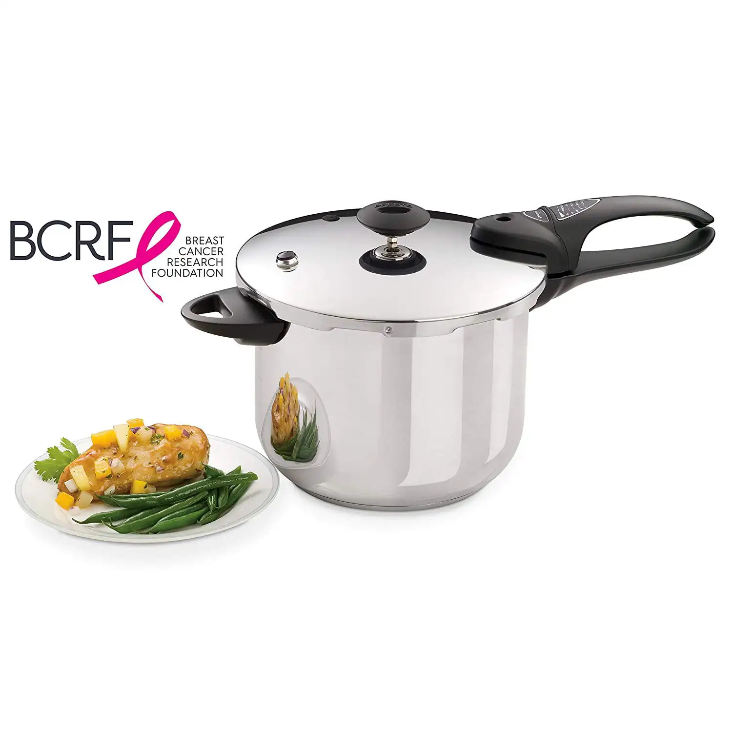 

6-Quart Stainless Steel Pressure Cooker 01365