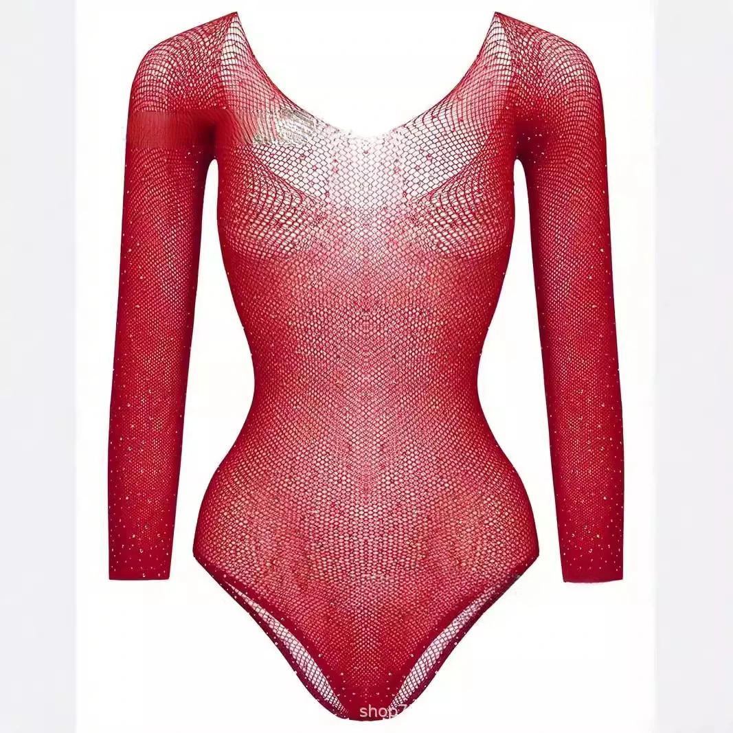 Женская прозрачная сетчатая одежда прозрачные модные бриллиантовые Дамские