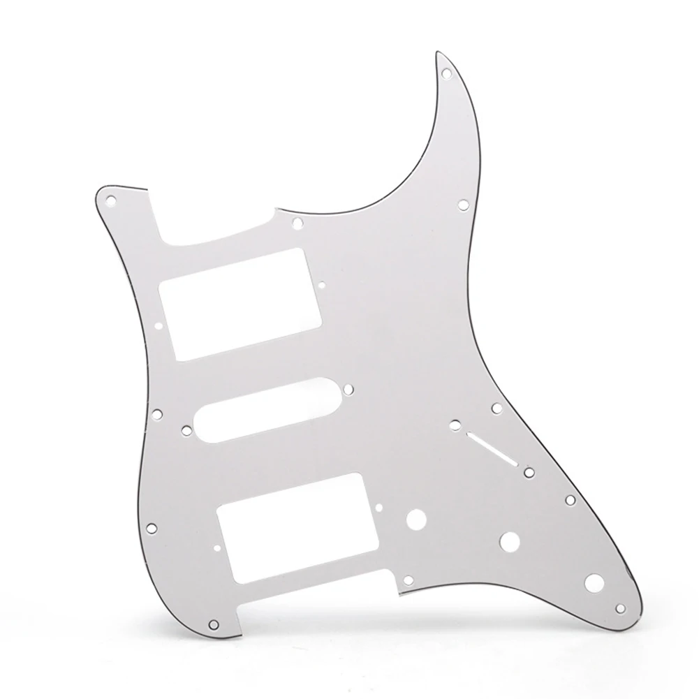 

3Ply HSH 11 Hole Guitar Pickguard Scratch Plate For Strat SQ Guitars Black White Anti-Scratch Plate Electric Guitar Replacement