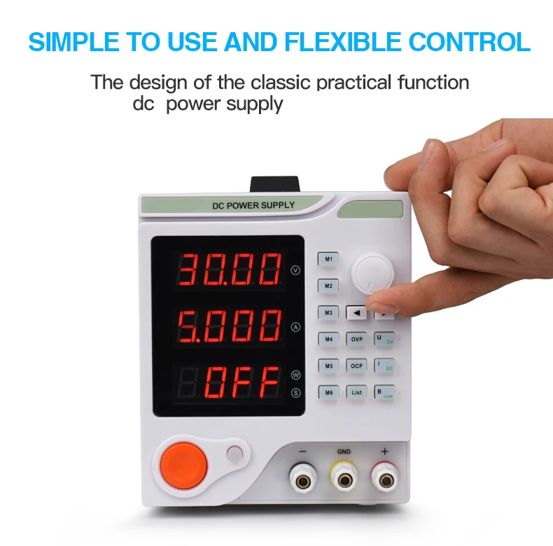 Блок питания постоянного тока одноканальный 0-30 в 0-5 А регулируемое переключение