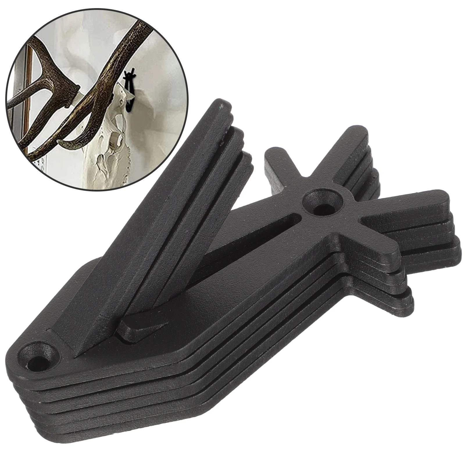 

6 Pcs Deer Hook Living Room Wall Mount Clothes Rack Hanger Collection Bracket Mounted Clothing European Crafts Home Decor