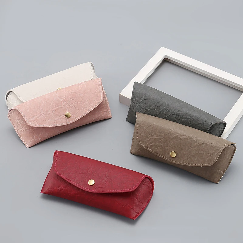 

Прочный кожаный чехол для очков и солнцезащитных очков, удобный легкий защитный футляр для очков, однотонный Чехол для очков, легко носить с...