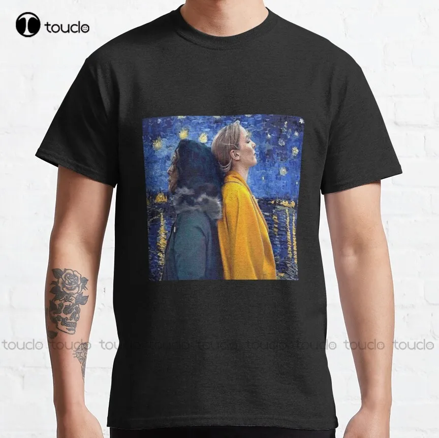 

Starry Night - Killing Eve Classic T-Shirt Vintage T Shirts For Men Fashion Creative Leisure Funny Harajuku T Shirt Custom Gift