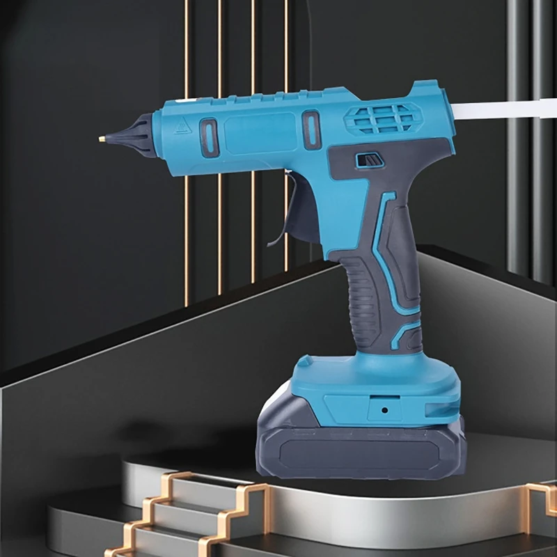 

Электрический термоклеевой пистолет, беспроводной инструмент для экструзии литиевого клея с клеевым стержнем 11 мм, 18 в, литиевые товары для дома и офиса «сделай сам»