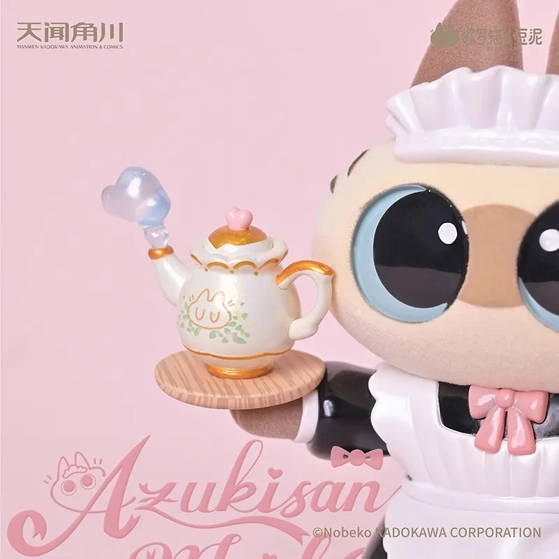 10 см аниме Azukisan сиамский кот горничная 2 фигурка милые фигурки героев коллекция