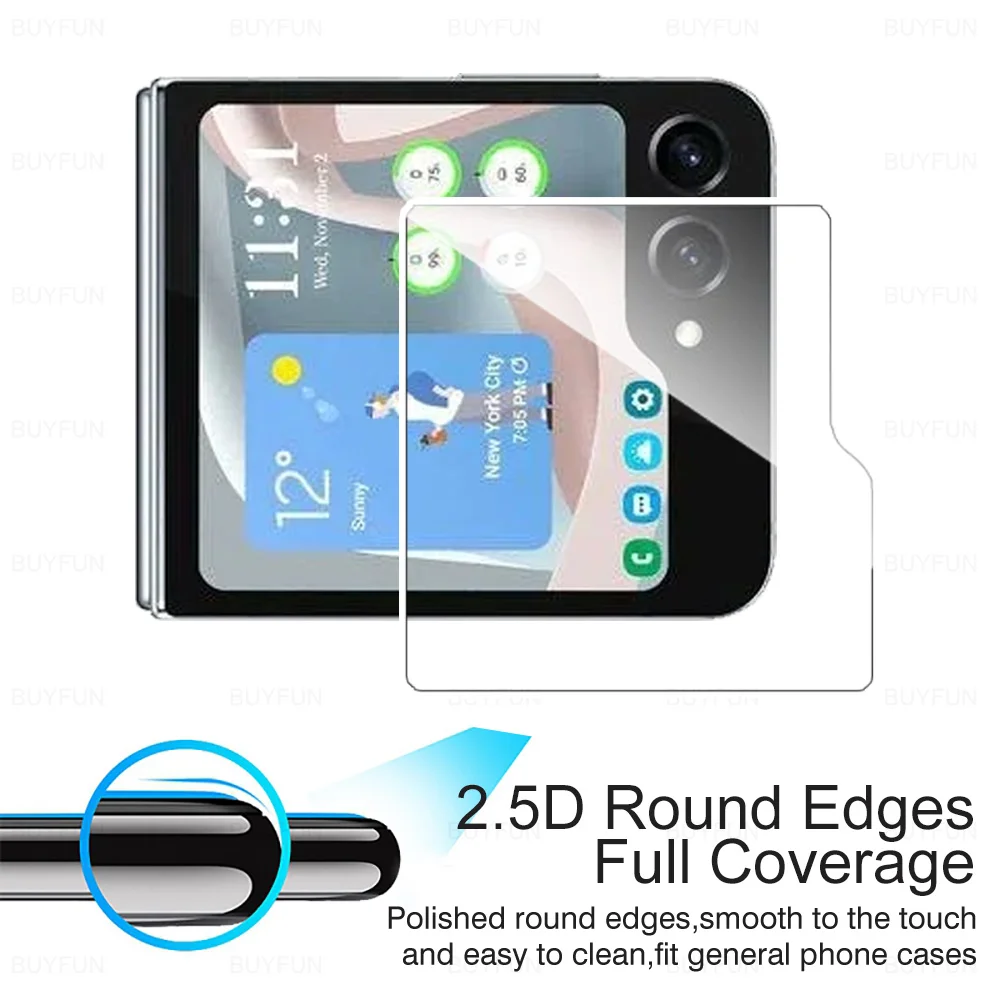 Защитное закаленное стекло для Samsung Galaxy Z Flip6 5G защитная пленка экрана Flip 6 ZFlip6