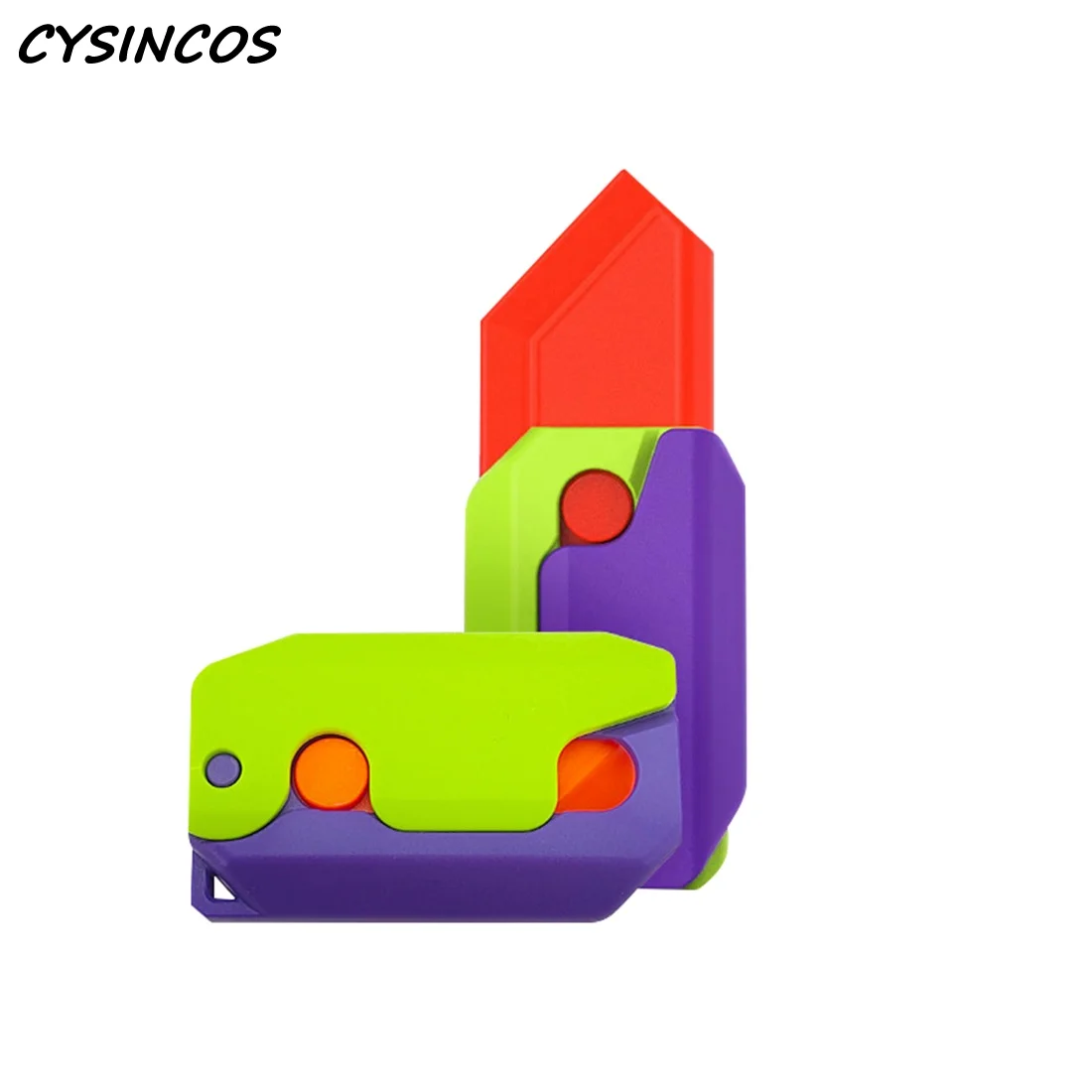 

3D Print Gravity Cub Jump Small Radish Carrot Knife Mini Model Student Prize Pendant Decompression Toy Decompression Push Card